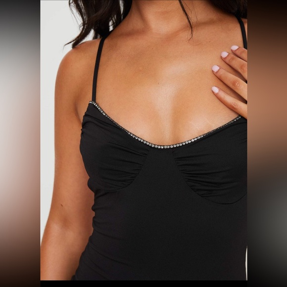 Princess Polly Maxi Dress Black - Picture 4 of 5